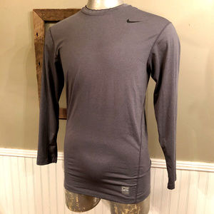 Nike Pro Compression Shirt 2XL Grey Fitted